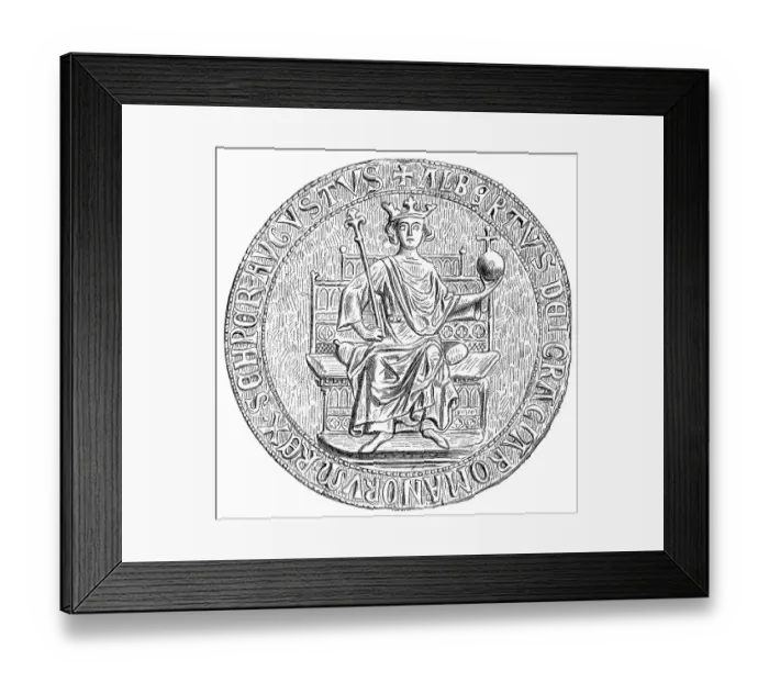 Framed Print : Seal of Albert I or Albrecht I Framed Print : Seal of Albert I or Albrecht I