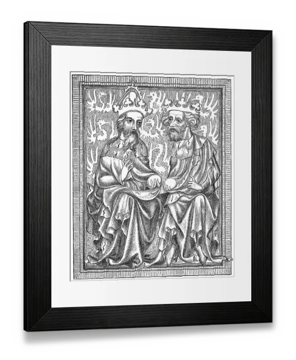 Framed Print : Golden Bull, Charles IV, born Wenceslaus