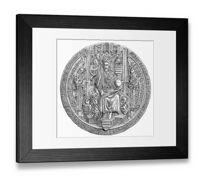 Framed Print : Seal of Albert the Magnanimous Framed Print : Seal of Albert the Magnanimous