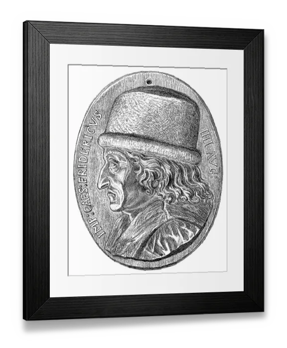 Framed Print : Frederick III, 1415-1493, called the Peaceful or the Fat Framed Print : Frederick III, 1415-1493, called the Peaceful or the Fat