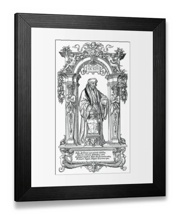 Framed Print : Erasmus Desiderius von Rotterdam
