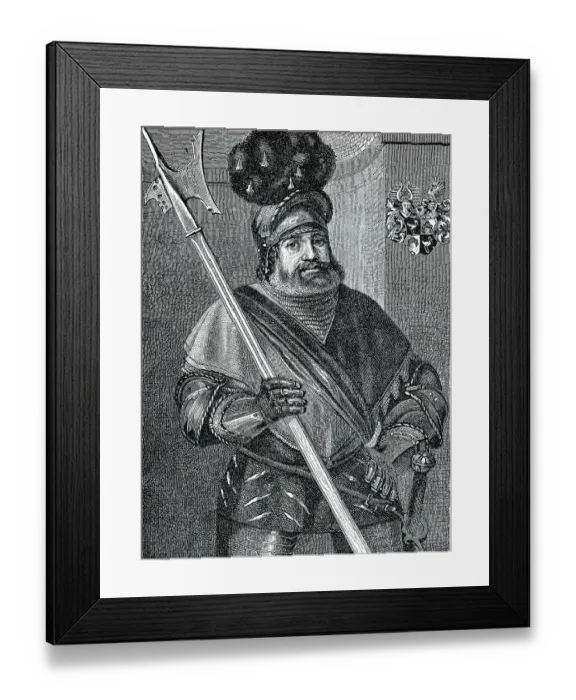 Framed Print : Georg von Frundsberg or Fronsberg or Freundsberg