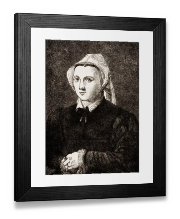 Framed Print : Katharina von Bora or die Lutherin Framed Print : Katharina von Bora or die Lutherin