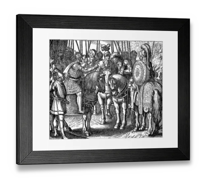 Framed Print : The surrender of Johann Frederick I to Charles V Emperor Charles V Framed Print : The surrender of Johann Frederick I to Charles V Emperor Charles V