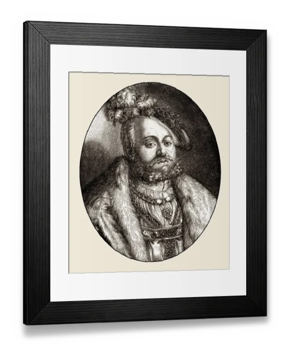 Framed Print : Johann Frederick I, Johann Friedrich I