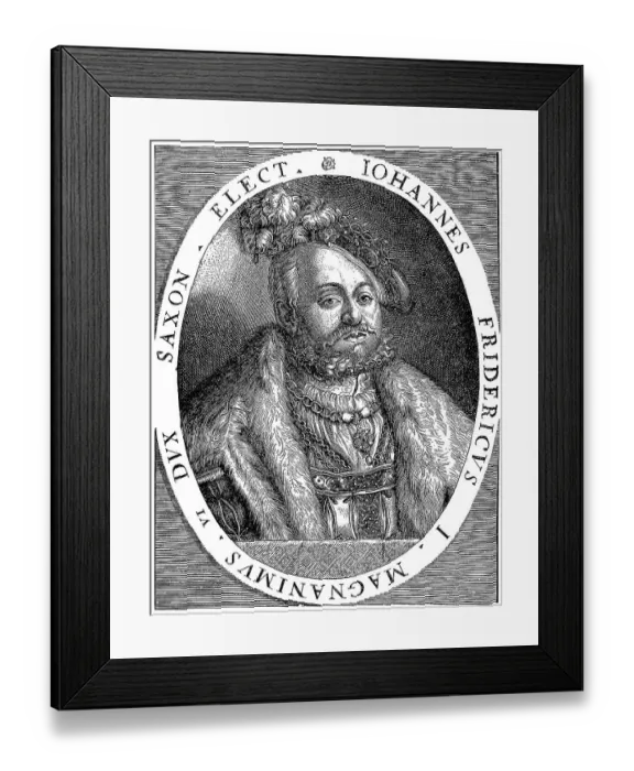 Framed Print : Johann Frederick I, Johann Friedrich I