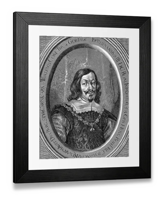 Framed Print : Ferdinand III, 1608 - 1657, Holy Roman Emperor