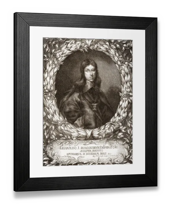 Framed Print : Leopold I, Leopold Ignaz Joseph Balthasar Felician Framed Print : Leopold I, Leopold Ignaz Joseph Balthasar Felician