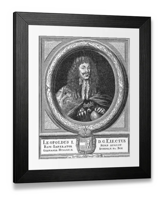 Framed Print : Leopold I, Leopold Ignaz Joseph Balthasar Felician Framed Print : Leopold I, Leopold Ignaz Joseph Balthasar Felician