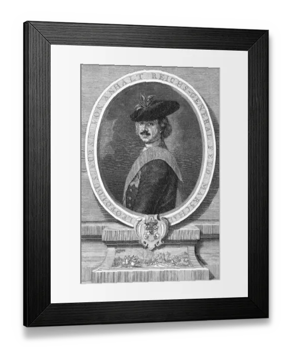 Framed Print : Leopold I, Prince of Anhalt-Dessau