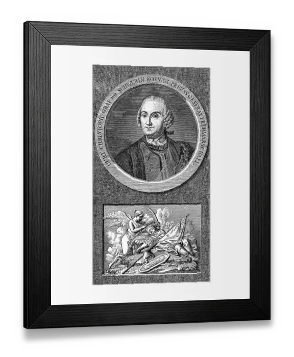 Framed Print : Curt Christoph Graf von Schwerin