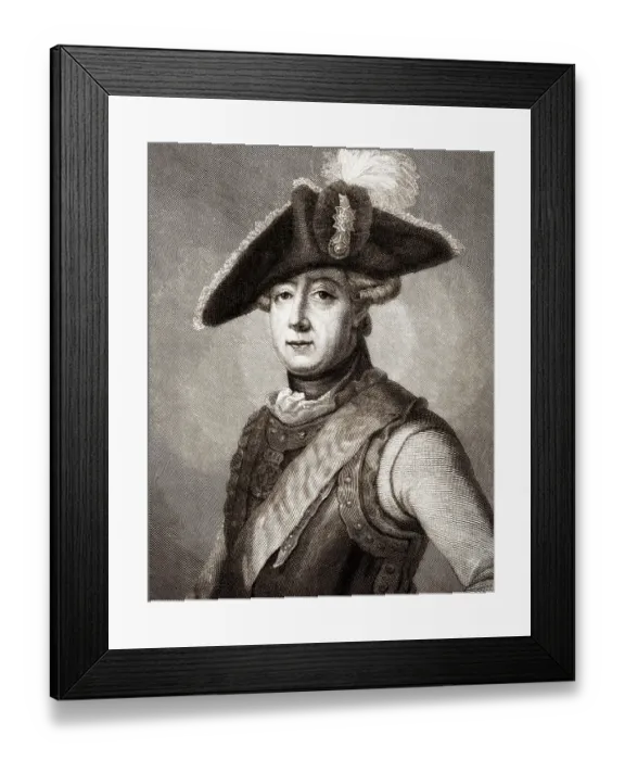 Framed Print : Friedrich Wilhelm Freiherr von Seydlitz