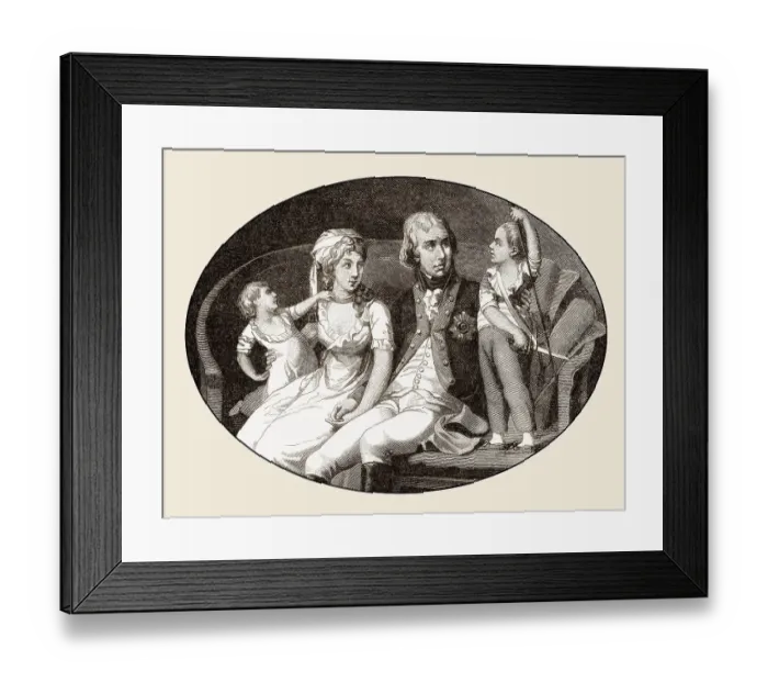 Framed Print : The royal couple Frederick William III Framed Print : The royal couple Frederick William III