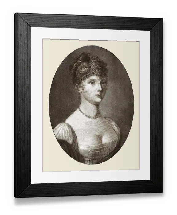 Framed Print : Louise of Mecklenburg-Strelitz, 1776-1810