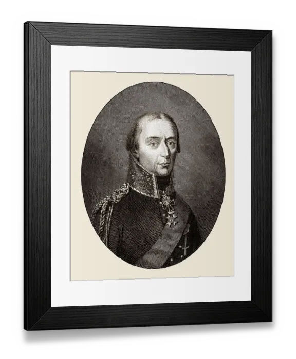 Framed Print : Friedrich Wilhelm Freiherr von Buelow Framed Print : Friedrich Wilhelm Freiherr von Buelow