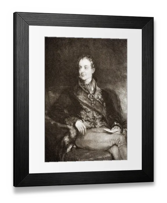 Framed Print : Prince Klemens Wenzel von Metternich