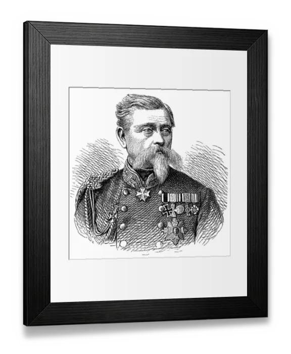 Framed Print : Ludwig Samson Arthur Freiherr von und zu der Tann Framed Print : Ludwig Samson Arthur Freiherr von und zu der Tann