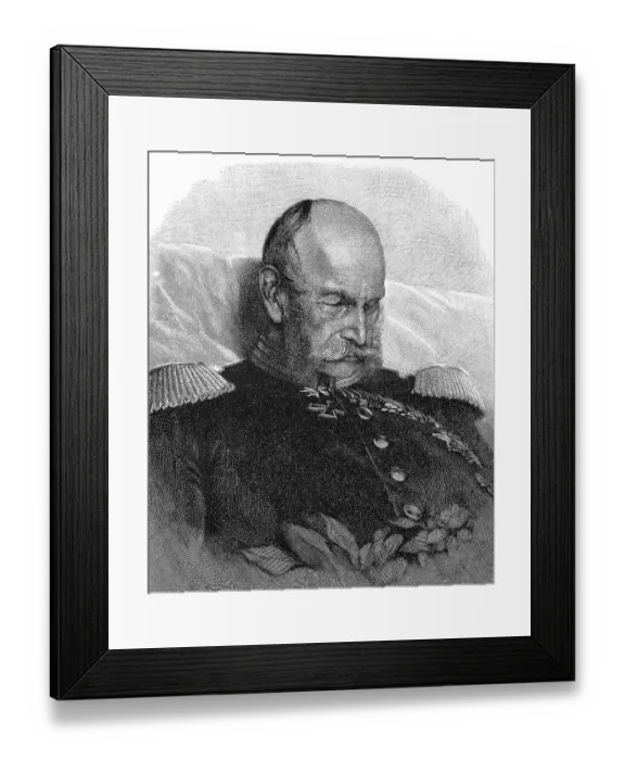 Framed Print : William I or Wilhelm Friedrich Ludwig of Prussia Framed Print : William I or Wilhelm Friedrich Ludwig of Prussia
