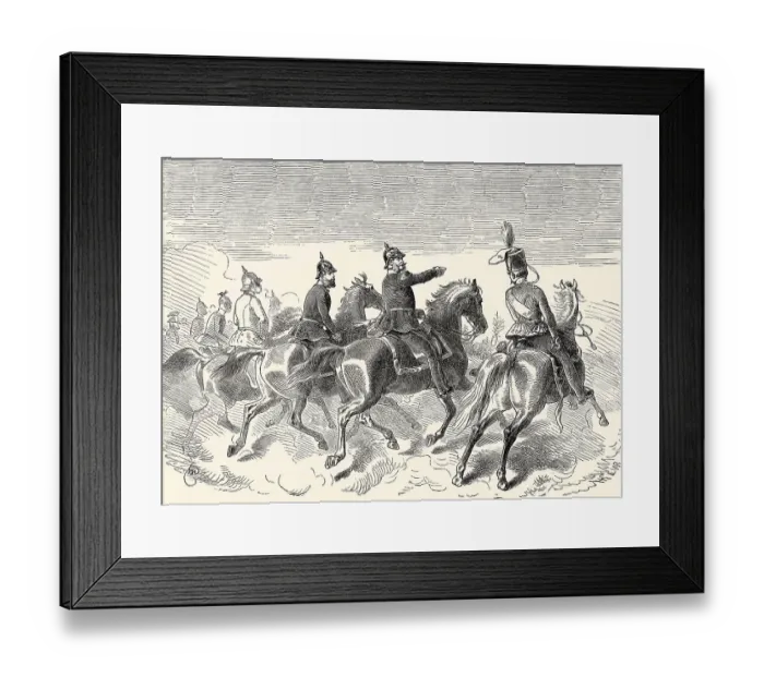 Framed Print : William I at the Battle of Dybbol Framed Print : William I at the Battle of Dybbol