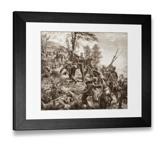 Framed Print : Battle of Spicheren or Battle of Forbach Framed Print : Battle of Spicheren or Battle of Forbach