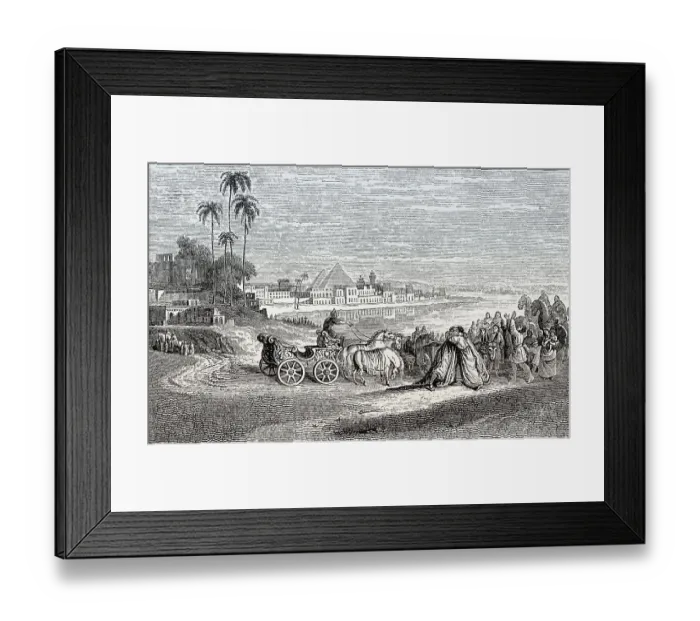 Framed Print : Joseph kisses Jacob, Book of Genesis