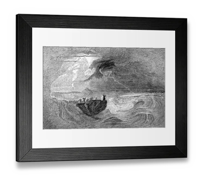 Framed Print : The crossing of the Red Sea, Book of Exodus