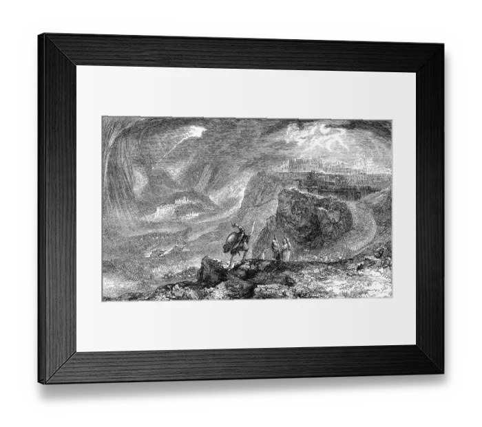 Framed Print : Joshua Commanding the Sun to Stand Still