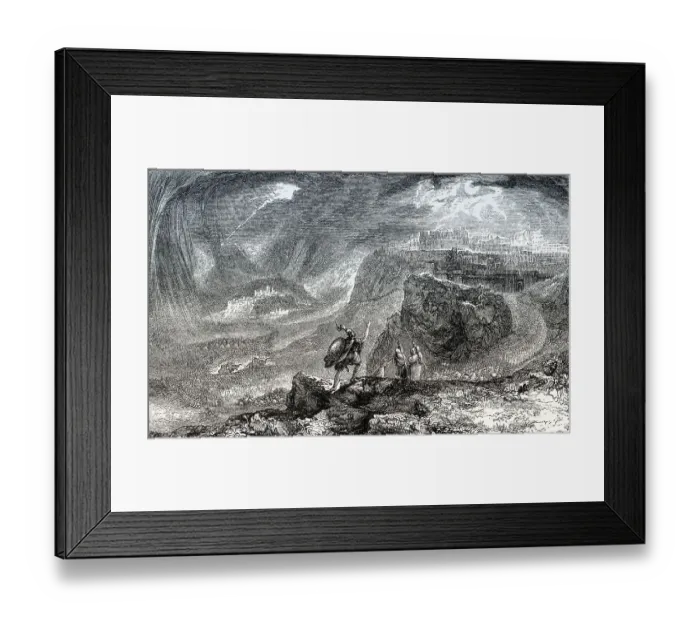 Framed Print : Joshua Commanding the Sun to Stand Still