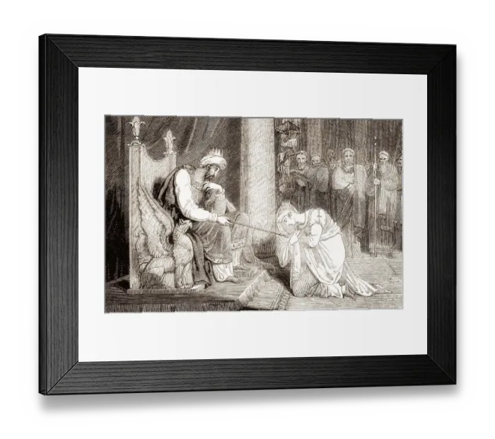Framed Print : Esther before Ahasuerus, Book of Esther