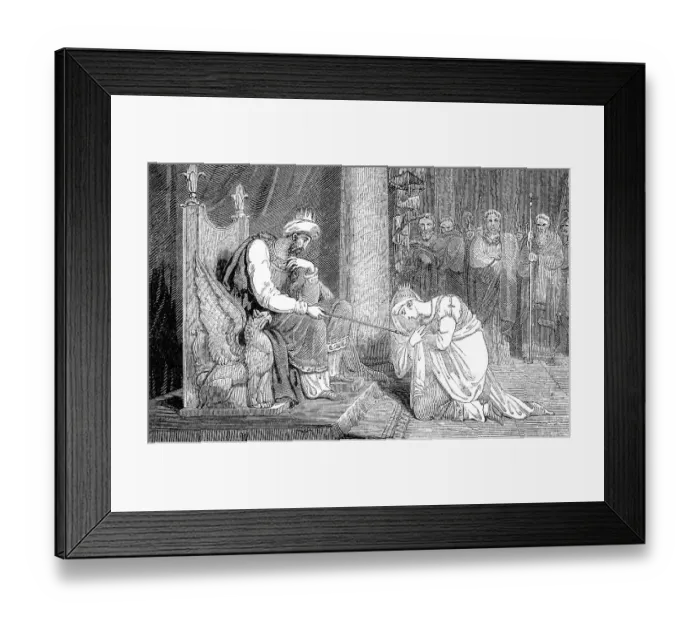 Framed Print : Esther before Ahasuerus, Book of Esther Framed Print : Esther before Ahasuerus, Book of Esther