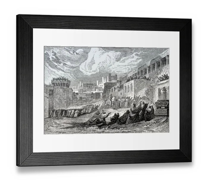 Framed Print : The Triumph of Mordecai, Book of Esther