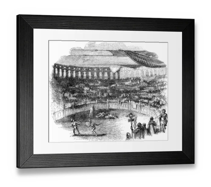 Framed Print : The Games of Herod the Great in the theatre of Caesarea Maritima Framed Print : The Games of Herod the Great in the theatre of Caesarea Maritima
