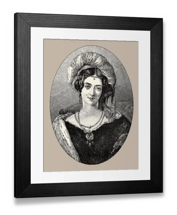 Framed Print : Mary Louise Victoria, Princess of Saxe-Coburg-Saalfeld