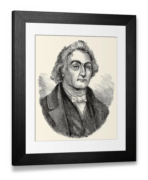 Framed Print : Thomas Chalmers, 1780-1847, a Scottish minister