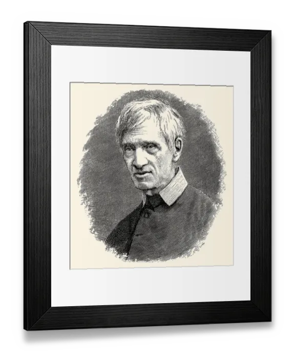 Framed Print : John Henry Cardinal Newman, Cong Framed Print : John Henry Cardinal Newman, Cong