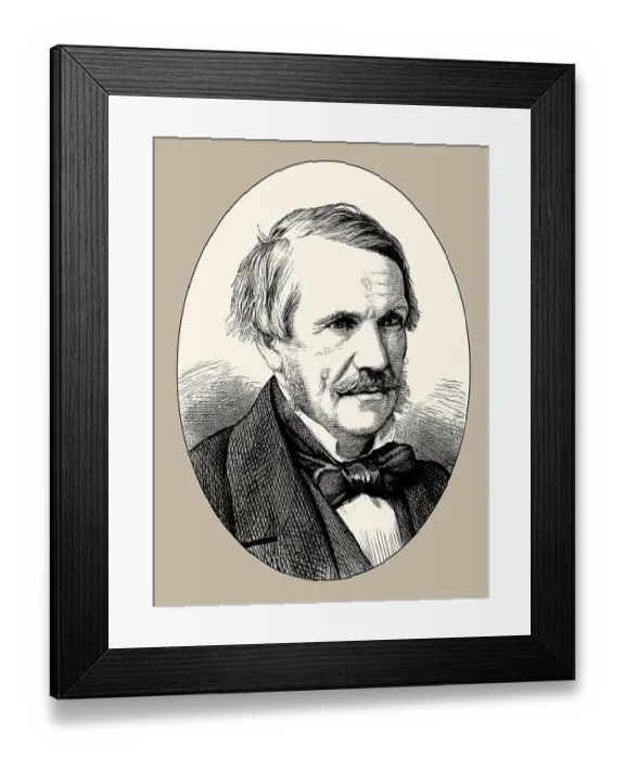 Framed Print : John Laird Mair Lawrence, 1st Baron Lawrence