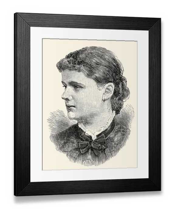 Framed Print : Princess Helena of Waldeck and Pyrmont