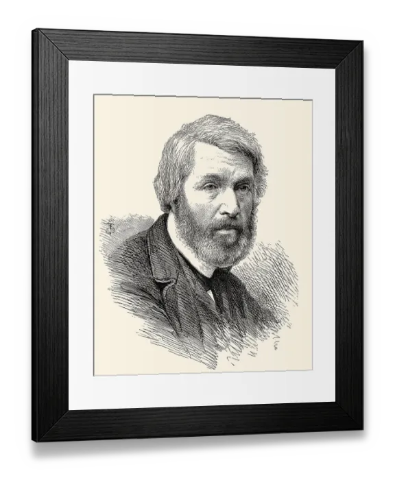 Framed Print : Thomas Carlyle, 1795-1881, a Scottish essayist and historian
