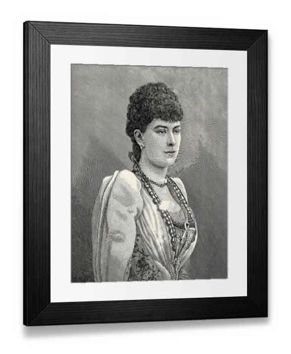 Framed Print : Mary of Teck, 1867-1953, Queen consort of the United Kingdom and Empress consort of India