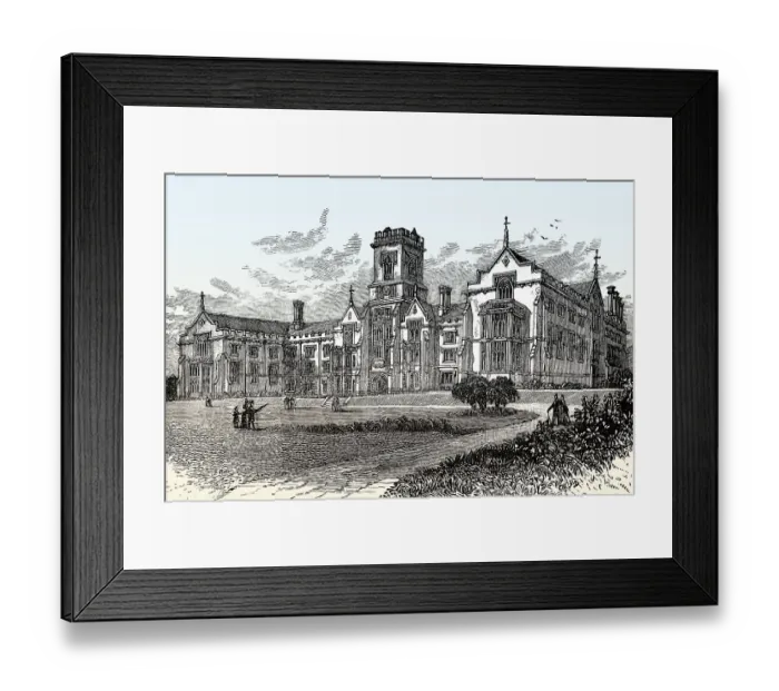 Framed Print : Kingswood School, Bath, England, 19th century
