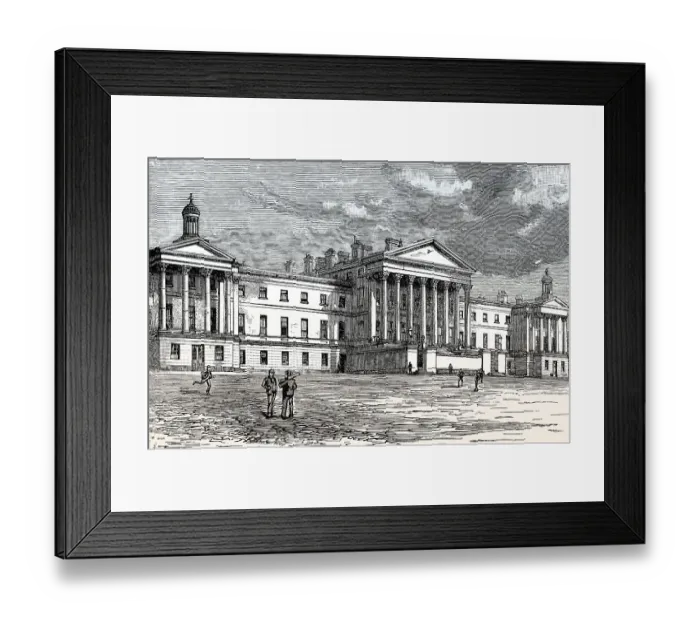 Framed Print : Wesley College, Glossop Road, Sheffield