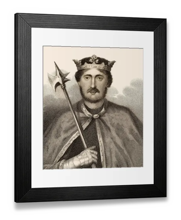 Framed Print : Richard I or Richard the Lionheart Framed Print : Richard I or Richard the Lionheart