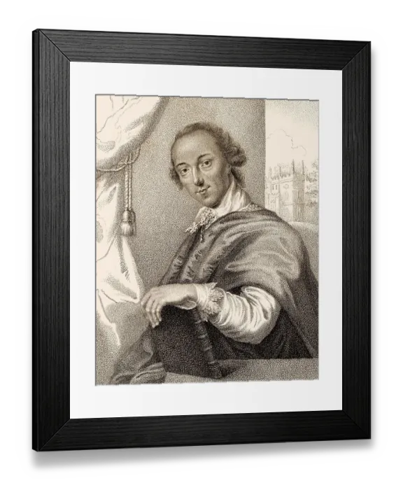 Framed Print : Horatio or Horace Walpole, 4th Earl of Orford Framed Print : Horatio or Horace Walpole, 4th Earl of Orford