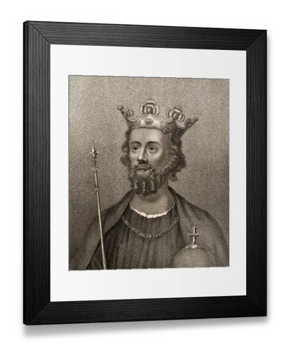 Framed Print : Edward II, Edward of Caernarfon Framed Print : Edward II, Edward of Caernarfon
