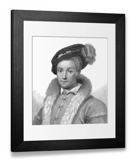 Framed Print : Edward VI, 1537-1553, King of England and Ireland