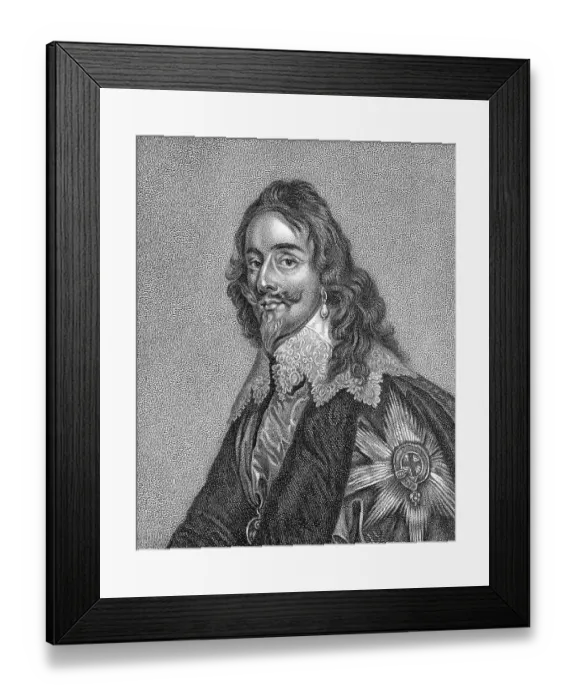 Framed Print : Charles I, 1600 - 1649, king of England