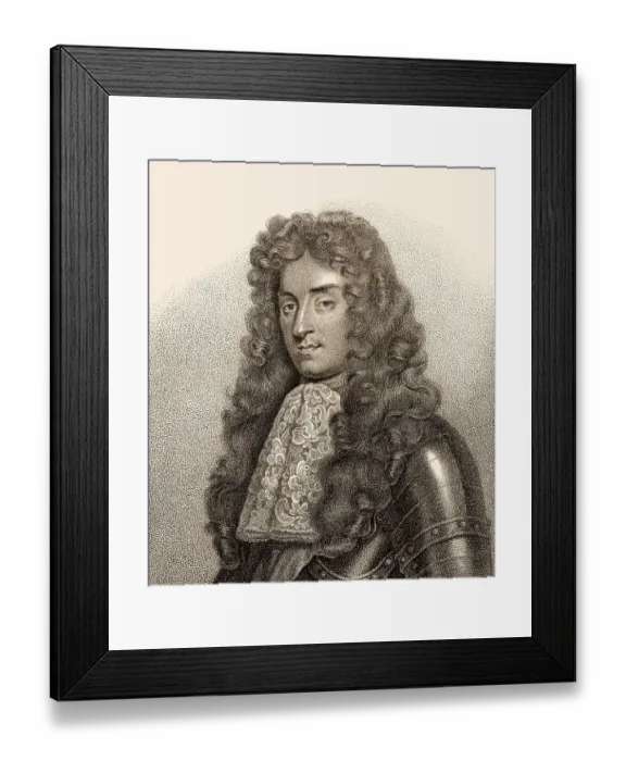 Framed Print : James II and VII, 1633 - 1701, king of England Framed Print : James II and VII, 1633 - 1701, king of England