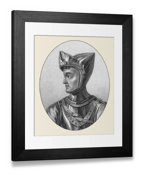 Framed Print : Henry of Grosmont, 1st Duke of Lancaster