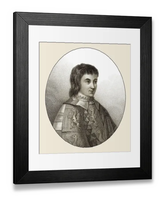 Framed Print : Anthony Woodville, 2nd Earl Rivers, c