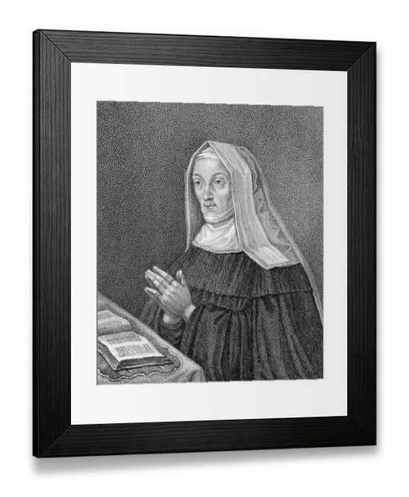 Framed Print : Margaret Beaufort, Countess of Richmond and Derby